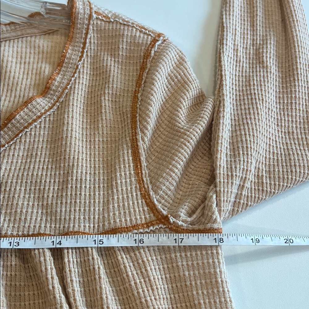 We The Free Beige Long Sleeve Blouse - Picture 7 of 7